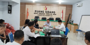 Sah, Bawaslu Kabgor Registrasi Dugaan Pelanggaran Pemilu Yang Diduga Melibatkan Kades Bunggalo