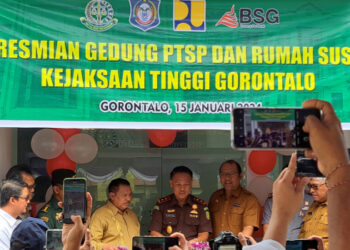 Resmikan Gedung PTSP & Rumah Susun, Ini Kata Kejati Gorontalo