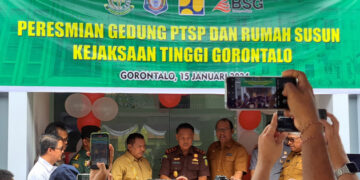 Resmikan Gedung PTSP & Rumah Susun, Ini Kata Kejati Gorontalo
