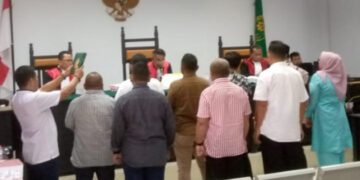 Sidang Lanjutan Dugaan Korupsi Perumda Tirta Bulango, Sejumlah Saksi Sebut Nama Hamim Pou