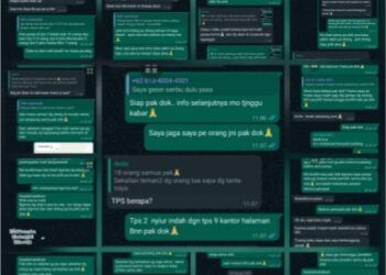 Dugaan Pelanggaran Pemilu, Pelapor Beberkan Bukti Chatingan Wathsaap