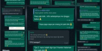 Dugaan Pelanggaran Pemilu, Pelapor Beberkan Bukti Chatingan Wathsaap