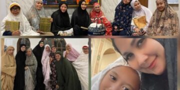 Sholat Tarawih Berjamaah Dimesjid At-Taqwa Moodu, Ini Pesan Sherly Djou