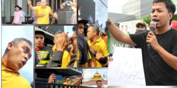 Demo Dugaan Pelecehan Profesi Jurnalis Dilakukan Rum Pagau Hampir Ricuh, Diduga Provokatornya Adalah Kader Nasdem