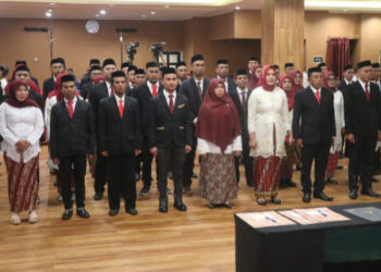 55 Anggota PPK Resmi Di Lantik, Ini Harapan Ketua KPU Gorut