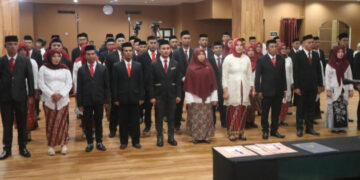 55 Anggota PPK Resmi Di Lantik, Ini Harapan Ketua KPU Gorut