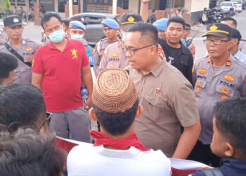 Gelar Aksi Damai Di Mapolda Gorontalo, Korlap Tegaskan Aksi Ini Murni Gerakan Mahasiswa