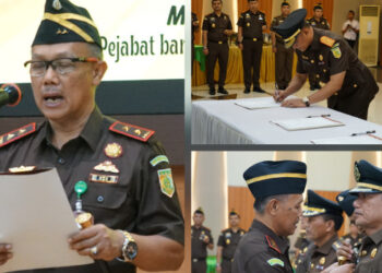 Pelantikan & Serah Terima Jabatan Pejabat Eselon II Dan III Kejaksaan Tinggi Gorontalo