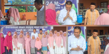 Momentum Hari Raya Idul Adha 1445 H, Yayasan DLP Gorontalo & Universitas Gorontalo Sembelih Sapi Kurban