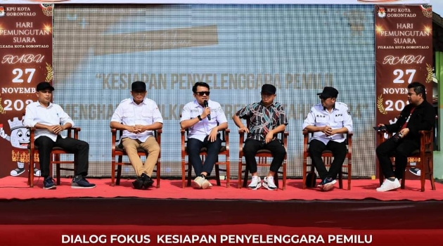 KPU Kota Gorontalo Gelar Dialog Fokus Bahas Kesiapan Penyelenggaraan Pilkada Serentak 2024