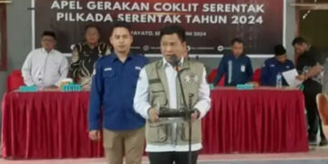 Pimpin Apel Gerakan Coklit, Usman Dunda : Lewat Coklit, Hak Pilih Warga Pohuwato Dijamin