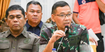 Danrem 133/NW Hadiri Rakor Penanganan Darurat Bencana Banjir, Banjir Bandang dan Tanah Longsor di Wilayah Provinsi Gorontalo