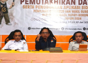 KPU Gorut Gelar Bimtek Pemutakhiran Data Pemilih