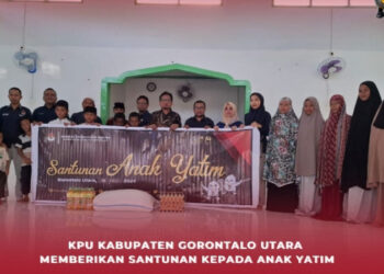 KPU Gorut Salurkan Santunan Ke Anak Yatim, Tindak Kepedulian pada Generasi Muda