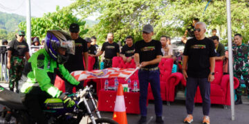 Open Tournament Drag Raca Trophy Danrem 133/NW, Peserta Diharapkan Utamakan Keselamatan