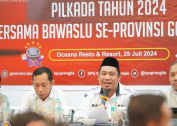 KPU Provinsi Gorontalo Gelar Rapat Evaluasi Pasca Coklit, Risan Pakaya : Kita Pastikan Bersama Data Pemilih Yang Akurat & Valid