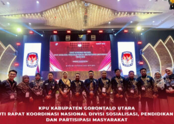 KPU Gorut Ikuti Rakernas Divisi Sosialisasi, Pendidikan Pemilih, dan Partisipasi Masyarakat di Surabaya