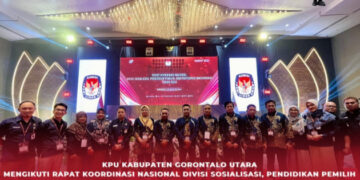 KPU Gorut Ikuti Rakernas Divisi Sosialisasi, Pendidikan Pemilih, dan Partisipasi Masyarakat di Surabaya