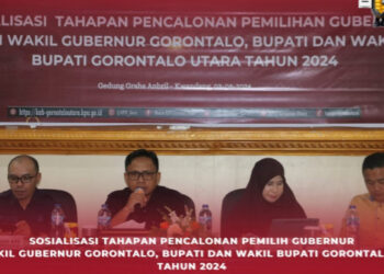 KPU Gorontalo Utara Gelar Sosialisasi Tahapan Pencalonan untuk Pilkada 2024