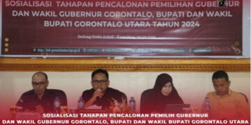 KPU Gorontalo Utara Gelar Sosialisasi Tahapan Pencalonan untuk Pilkada 2024