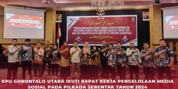 KPU Gorut Ikuti Raker Pengelolaan Media Sosial untuk Tingkatkan Partisipasi Pemilih pada Pilkada 2024