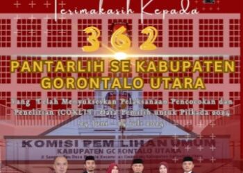 KPU Gorut Beri Apresiasi Petugas Pantarlih Sukses Laksanakan Coklit