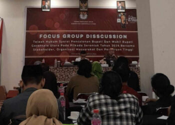 KPU Gorut Gelar FGD Bahas Syarat Pencalonan Pilkada Serentak 2024