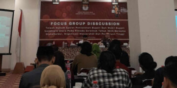 KPU Gorut Gelar FGD Bahas Syarat Pencalonan Pilkada Serentak 2024