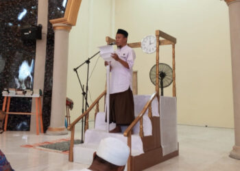 Ustadz Putra Utomo Thalib Sampaikan Khutbah Kemerdekaan di Masjid Jabal Iqro