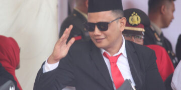 Ketua Bawaslu Kabupaten Gorontalo Utara Hadiri Upacara HUT Proklamasi di Kantor Bupati