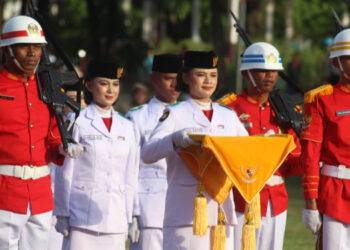 Profil Sena Djafar Umur 14 Tahun, Pembawa Baki Sore Paskibraka Kabupaten Gorontalo Utara