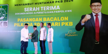 Tonny Uloli Terima Formulir B1 KWK dari Ketum PKB, Muhaimin Iskandar