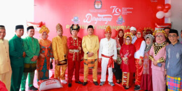 Ketua & Anggota KPU Kota Gorontalo Ikuti Upacara Peringatan HUT Ke-79 Republik Indonesia 