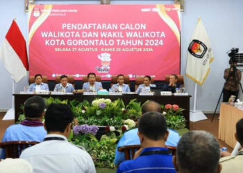 Hari Pertama Pendaftaran, KPU Kota Gorontalo Terima 2 Bakal Calon Pendaftar