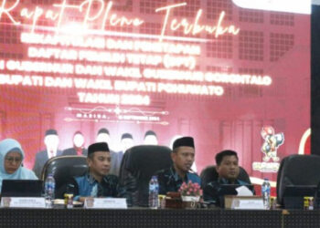 Gelar Pleno Terbuka, KPU Pohuwato Tetapkan 113.144 Pemilih