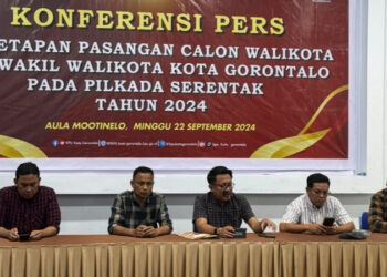 Sah…, KPU Tetapkan Empat Calon Walikota dan Wakil Walikota Gorontalo