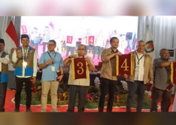 KPU Kota Gorontalo Gelar Rapat Pleno Terbuka, Berikut Nomor Urut Pasangan Calon Walikota dan Wakil Walikota