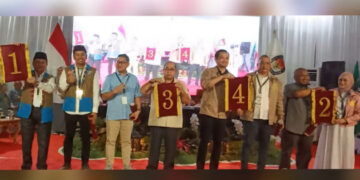 KPU Kota Gorontalo Gelar Rapat Pleno Terbuka, Berikut Nomor Urut Pasangan Calon Walikota dan Wakil Walikota