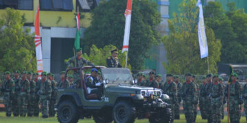 Peringatan HUT ke-79 TNI di Gorontalo Berlangsung Meriah dan Khidmat