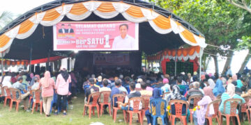 Kampanye Romantis di Monano, Ketua PKB Gorut Ingatkan Pemilih Dukung Romantis