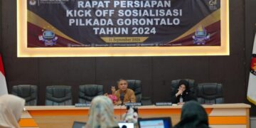 KPU Provinsi Gorontalo Terus Matangkan Sosialisasi Pilkada Gorontalo 2024