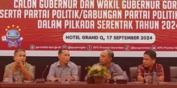 KPU Gorontalo Gelar Sosialisasi Regulasi dan Pelaporan Dana Kampanye Pilkada 2024