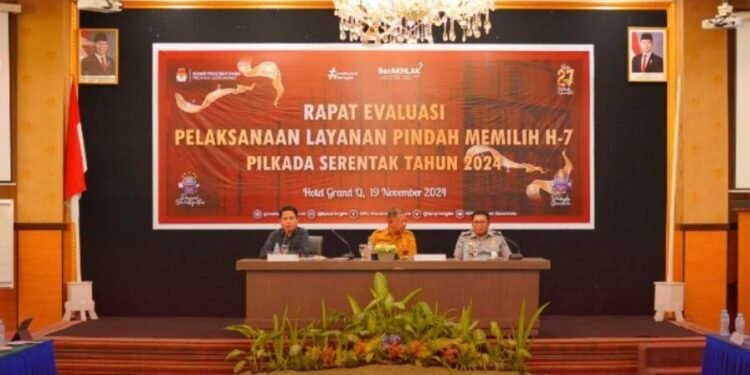 KPU Gorontalo Gelar Evaluasi Pelayanan Pindah memilih H-7 Jelang Pilkada 2024