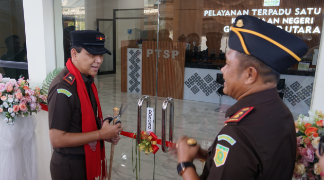Kejati Gorontalo Resmikan Kantor Kejaksaan Negeri Kabupaten Gorontalo Utara