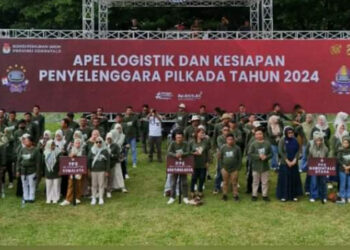 KPU Provinsi Gorontalo Gelar Apel Logistik Pilkada 2024
