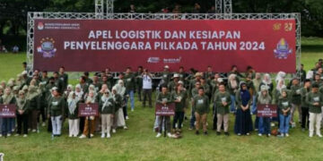 KPU Provinsi Gorontalo Gelar Apel Logistik Pilkada 2024