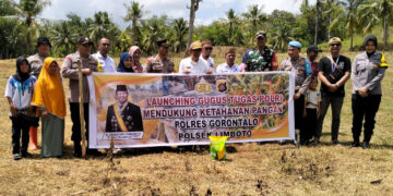 Iptu Hayun Ilowa : Kami Nendukung Ketahanan Pangan Yang Dilakukan Secara Serentak Seluruh Indonesia