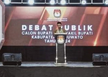 Debat Paslon Kedua, Ketua KPU Pohuwato Ajak Masyarakat Jaga Ketertiban