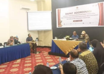 Matangkan Persiapan Debat Publik, KPU Pohuwato Gelar Pertemuan Bersama Tim Panelis