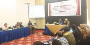 Matangkan Persiapan Debat Publik, KPU Pohuwato Gelar Pertemuan Bersama Tim Panelis